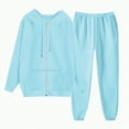 thumbnail image 2 of Towmus Sweatsuits for Women Set 2 Piece Outfits for Womens Jogging Suit Casual Long Sleeve Full Zipper Hoodied Sweatshirt Pants Sets with Pockets, 2 of 6