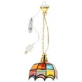 thumbnail image 1 of MasteelfCA 1PC 12V Mini Adornment Mini Accessories Simulation Electric Light Color Electronic Chandelier Miniature Hanging Lamp No Battery, 1 of 7