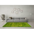thumbnail image 3 of Ahgly Company Indoor Square Oriental Yellow Industrial Area Rugs, 8' Square, 3 of 4