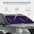 thumbnail image 4 of Daiia Mathematical Symbols 2PCS Car Windshield Sun Shade, Foldable Sun Shield for Car Front Window, Auto Sun Blocker Visor Protector Universal for Truck SUV Pickup-Medium, 4 of 7