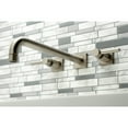 thumbnail image 2 of Kingston Brass KS6048DL Concord Two-Handle Wall Mount Roman Tub Faucet, Brushed Nickel, 2 of 7