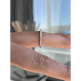 thumbnail image 3 of ESTE ORIGIN 2MM Moissanite Two-Third Pavé Wedding Ring – 0.46 Ct, Half Eternity Band in 14K White Gold for Women, 3 of 7