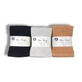 thumbnail image 3 of 5 Pack Bar Mop Towels, Cleaning Kitchen Dish Cloth, 100% Cotton, Machine Washable, Utility Dishcloth, Absorbant Multipurpose - 12x12 Inches, Variety Pack (Black, White, Red), 3 of 5