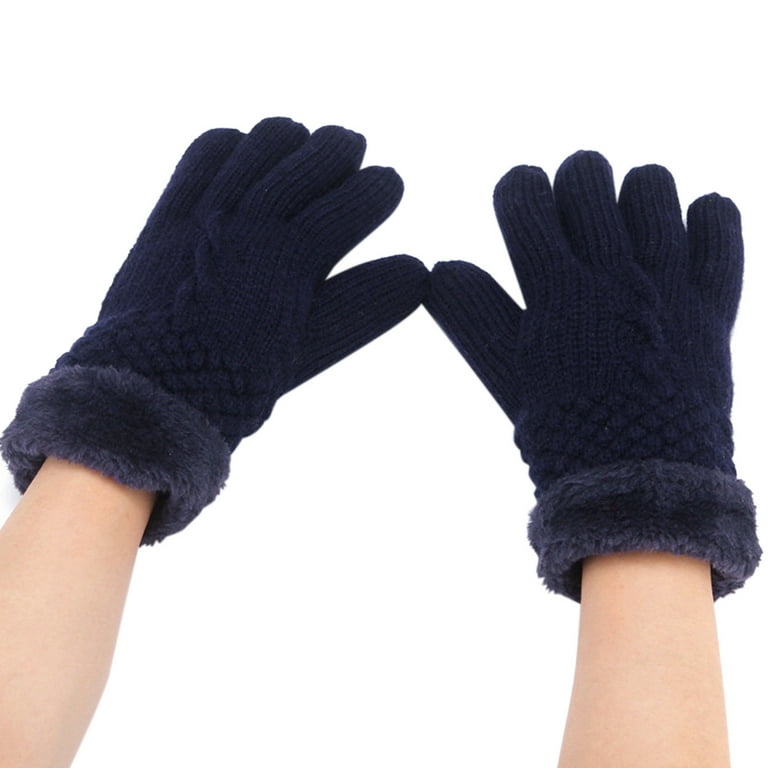 TRUBKH Fingerless Gloves Glove Warmers Thin Warm Gloves Thermal