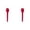 Red 2PCS, variant on Muscle Tapping For Body Massage Promotes Relaxation Stress And Better Sleep With Ergonomic Handle For Deep Tissue, 48x9.6 cm, Red 1PCS