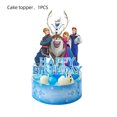 thumbnail image 3 of Decoraciones para fiestas de cumpleaños de Frozen de Disney, Anna, Elsa, Reina de las Nieves, vajilla para fiestas de niñas, globos, suministros, servilletas de papel, platos, vasos, 3 of 5