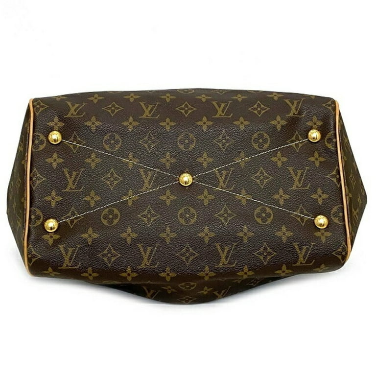 Authenticated Used Louis Vuitton Handbag Tivoli GM Brown Monogram M40144  SP2028 LOUIS VUITTON Tote Bag Ladies LV Nume