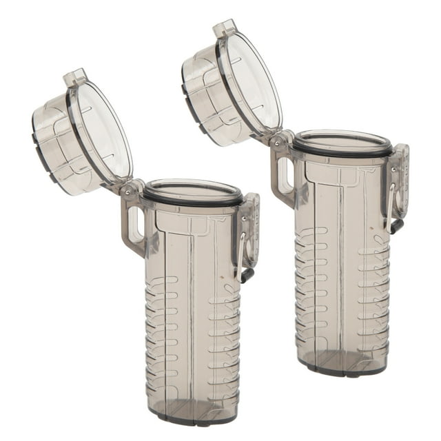2Pcs Transparent Boîtier Léger Imperméable, Protège Plus Léger et de la Fumée, Léger et Compact de Stockage