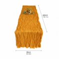 thumbnail image 4 of Thanksgiving Table Runner, Farmhouse Table Runner with Boho Gauze Texture for Fall Table Decor, Neutral Table Runner for Dining Table Decor, Autumn Table Runner 118 Inch, 4 of 9