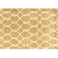 thumbnail image 1 of Ahgly Company Indoor Rectangle Trellis Brown Modern Area Rugs, 2' x 5', 1 of 4