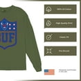 thumbnail image 6 of Buffalo Shield Long Sleeve T-shirt Game Night Fantasy Football Fan Tailgate NY, 6 of 7