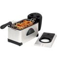 thumbnail image 4 of MegaChef 3.17 Quart Stainless Steel Electric Deep Fryer with Timer, 4 of 5
