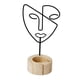 thumbnail image 4 of Portavelas Tealight, estatua de cara , figuritas, portavelas, esculturas artísticas, decoración, candelabros para sala de estar, vacaciones, 4 of 9