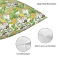 thumbnail image 3 of Yiaed Gnome and Pineapple Print Pillow Covers Super Soft Decorative Square Throw Pillow Covers Case Cushion Covers for Sofa Couch Bedroom Car Decor（No pillow core）-12"x12", 3 of 7