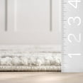thumbnail image 4 of nuLOOM Ansley Moroccan Lattice Tassel Light Grey 7' 10" x 10' 10" Modern Area Rug, 4 of 7