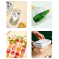 thumbnail image 3 of Multi-purpose Ice Cube Tray With Lid Large Capacity Food-grade Silicone Ice Cube Moulds With 28 Compartments, 3 of 9