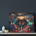 thumbnail image 3 of Picia Mystic Wolf Dreamcatcher Pattern Decorative Picture – Unique Wall Art, Modern Canvas Print for Trendy Interiors (Horizontal), 3 of 6