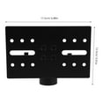 thumbnail image 2 of ETHZZLE Sturdy Black Metal Speaker Rack Tray Compatible with Projectors and Tripods, 2 of 8