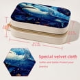 thumbnail image 5 of Starry Shark Velvet Portable Jewelry Box with Removable Compartment - Ideal Bracelet Holder and Necklace Organizer - Gift, 5 of 7