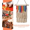 thumbnail image 2 of Tapiz Tejido De Macramé Colgante borlas manta macramé colgante de pared colorido algodón bohemio decoración del hogar, 2 of 5