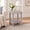 Grey, variant on Ayaya 2-Tier Side Table, Solid Wood Indoor Bedside Table for Small Spaces, Living Room Bedroom Home Office, Black
