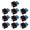 BK, variant on CIYISON 10Pack Fiber Keystone Jacks Snap Fitting Duplex LC Connector Optic Jacks Adapter
