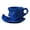 blue, variant on Fiocias Coffee Cup with Saucer 100ml Art Decor Water Glass with Handgrip Teaware Tea Cup white