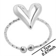 thumbnail image 1 of 1Pc Stainless Steel Women Personality Textured Chunky Open Rings Punk Hammered Irregular Lava Wedding Party Men Anillos Jewelry, 1 of 5
