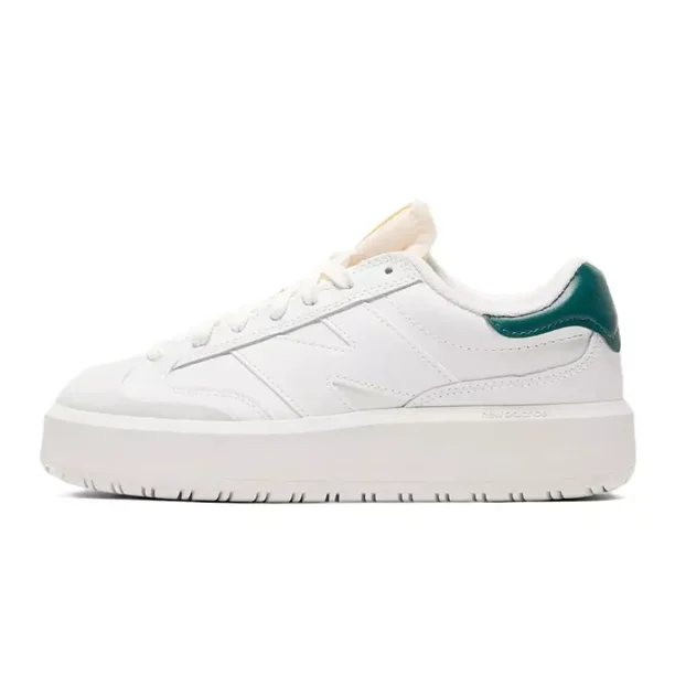 NEW BALANCE Sneakers Mens 10.5 CT302 LF White Vintage Green Teal Ortholite NWT