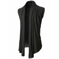 thumbnail image 1 of Men Sleeveless Cardigan T Shirt Casual Slim Fit Dress Shirts Formal Tops2XL, 1 of 5