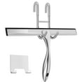thumbnail image 1 of Shower Squeegee Stainless Steel Window Squeegee with Anti-Slip Handle Multi-Purpose Shower Wiper Household Window Mirror Squeegee for Window Glass Tile Cleaning, 1 of 7