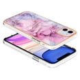 thumbnail image 4 of Designed for iPhone 11 Marble Case, Ultra Thin Girls Women Plating Marble Designed Flexible Soft TPU IMD Marble Protective Case Cover for iPhone 11 - Pink, 4 of 6