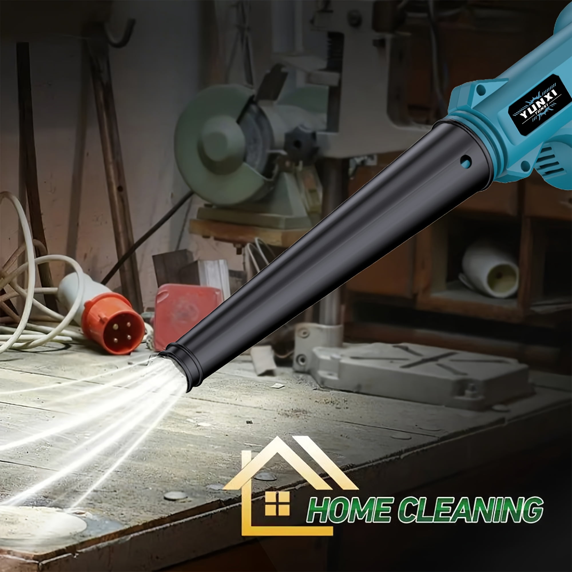 DGB Yunxi Cordless Leaf Blower, Handheld Battery Powered Blower for Lawn Care, Patio and Yard Cleaning