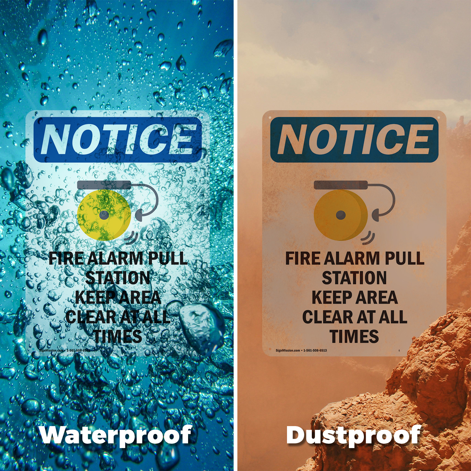 Fire Alarm Pull Station Sign