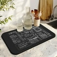 thumbnail image 3 of Diatom Mud Coffee Maker Mat Absorbent & Waterproof - Protects Kitchen Countertops with Elegant Chalkboard Design, 19.5x12in - Ideal for Coffee Station Bar, 3 of 7