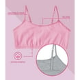 thumbnail image 3 of Cyndeelee Girls 7-16 Bralette, 5-Pack, 3 of 5