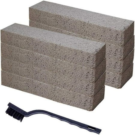 

Pumice Stones 8 Pack for Toilet Cleaning Pumice Sticks Remove Toilet Bowl Hard Water Rings Calcium Buildup and Rust，Cleaning Stone Pumice Stone for Toilet Bowl Pool Bath Kitchen Barbecue