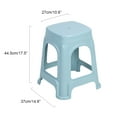 thumbnail image 4 of Stackable Classroom Stools, Plastic Teacher Chair, Indoor Outdoor Flexible Seating Decorative Stools, 4 of 8