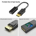 thumbnail image 4 of SharkTRUE 4K DisplayPort to HDMI-compatible Adapter Cable Male DP to Female HD TV Vid, 4 of 8