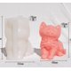 thumbnail image 2 of Molde de silicona DIY, jabón y velas de silicona con forma de animales 3D, molde de chocolate fondant de silicona con forma de perro y gato, molde de perro para gelatina, 2 of 7
