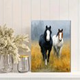 thumbnail image 2 of Antique Horse Equestrian Canvas Print, Vintage Moody Rustic Animal Art, Farmhouse Wall Decor, 2 of 8