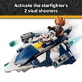 thumbnail image 5 of LEGO Star Wars Plo Koon’s Jedi Starfighter Microfighter Kids Toy - Building Toy for Pretend Play - Clone Wars Playset and Room Decor for Boys and Girls, Ages 6+ - Birthday Gift Idea - 75400, 5 of 10