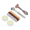 Wax Seal Stamp Kit Retro Style Easy Operation Clear Pattern Wide