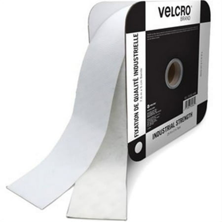 UPC: 0075967300821 | cloth hook and eye VEK30082 25 ft. x 2 in. Industrial Fastener Tape  White