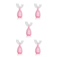 thumbnail image 1 of Bearachild Silicona Handheld U-Type Baby Cepillo de Cepillo de de entrenamiento Portable Kids Toddlers Limpieza Gadgets Small, Pink Type2 NO2 Bearachild CBP160306, 1 of 6