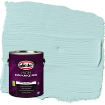 Glidden HEP Misty Aqua / Blue Semi-Gloss Interior Paint with Primer, 1 Gallon