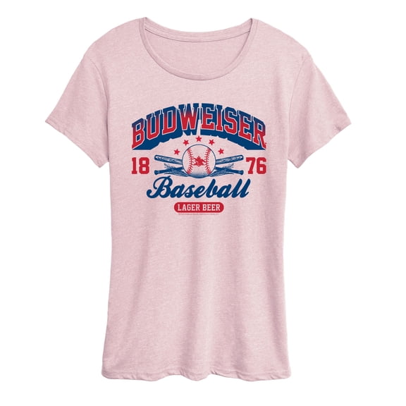 Budweiser - Budweiser Baseball - Women's Short Sleeve Graphic T-Shirt