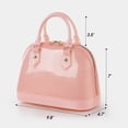 thumbnail image 2 of Bolso bandolera de gelatina, bolso de mano de color caramelo con asa superior para mujer, 2 of 5