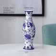 thumbnail image 3 of Retro Blue and White Porcelain Vase Dried Flowers Flower Arrangement Accessories Chinese Home Decoration Vase Ornaments, 3 of 3