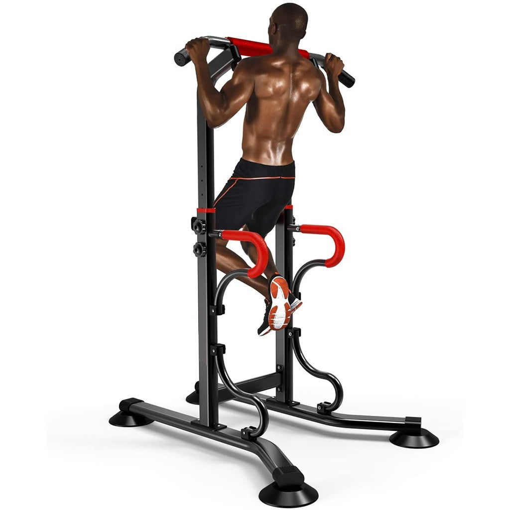 BSEKA Dip Station Power Tower Pull Up Bar Dip Bar Strength